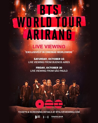 Afiche de BTS World Tour 'Arirang' in São Paulo